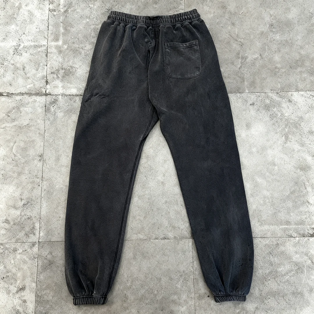 Best Version Saint Tear Retro Printed Faded Washed Vintage Women Men Sweatpants Oversized Men Pants Sweatpants Cotton Trousers