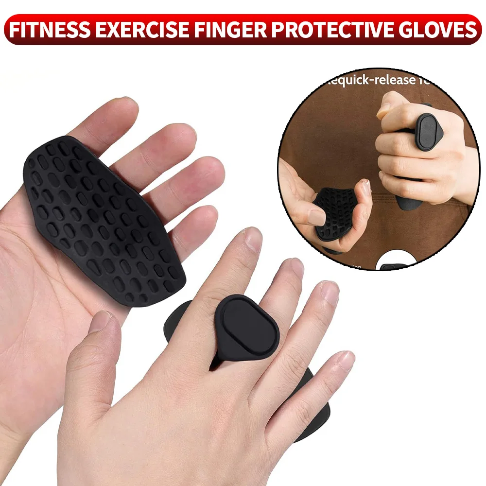 1 Paar – beliebtes Griffstärkegerät, Fingerübungsgerät, Gewichtheberhandschuhe, geeignet für den Einsatz während Fitnessübungen