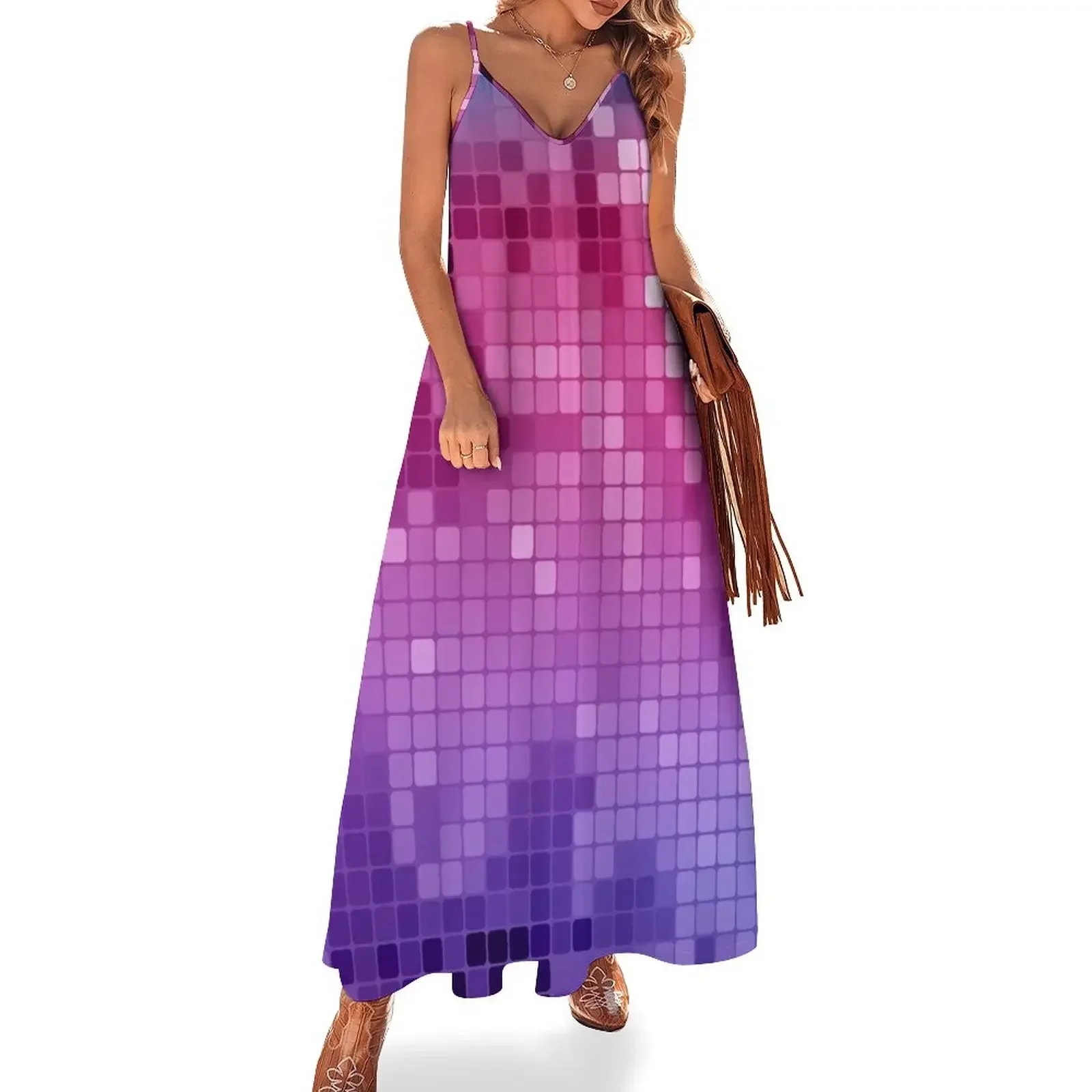 

Disco Party Fever Sleeveless Dress dress women summer Dress women