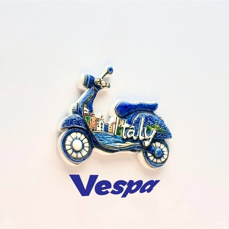 Italian Motorcycle Fridge Magnet Travel Souvenir From Europe Home Decor Gift Educational Toy for Kids Magnetic Refrigerator