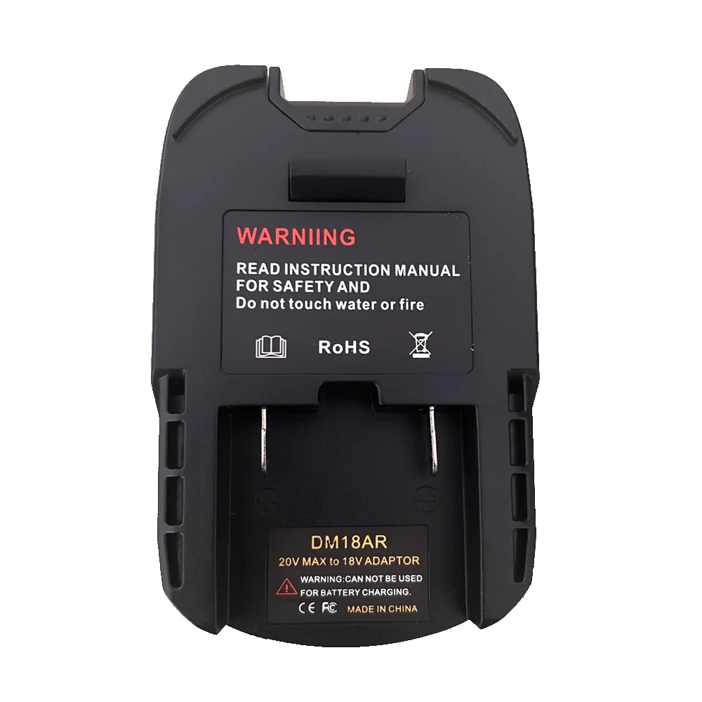 Imagem -02 - Conversor Adaptador de Bateria para Dewalt Milwaukee 18v 20v Li-ion Battery Converter para Ridgid Aeg 18v Furadeira Elétrica