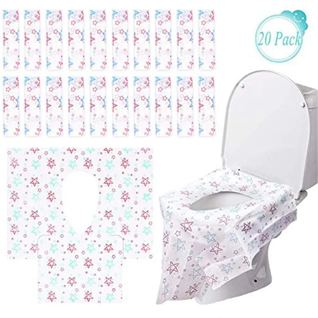 20-100PCS Toilet Seat Cover Disposable Extra Large Full Cover Individually Wrapped Portable for Travel Perfect for All