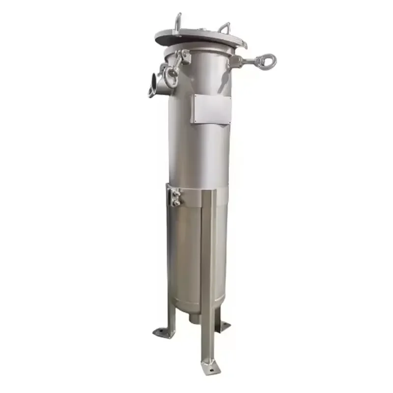 New Single Bag Filter Shell for Paint Industry Solid-Liquid Separation Stainless Steel 40m/h Flow Rate 40m Capacity