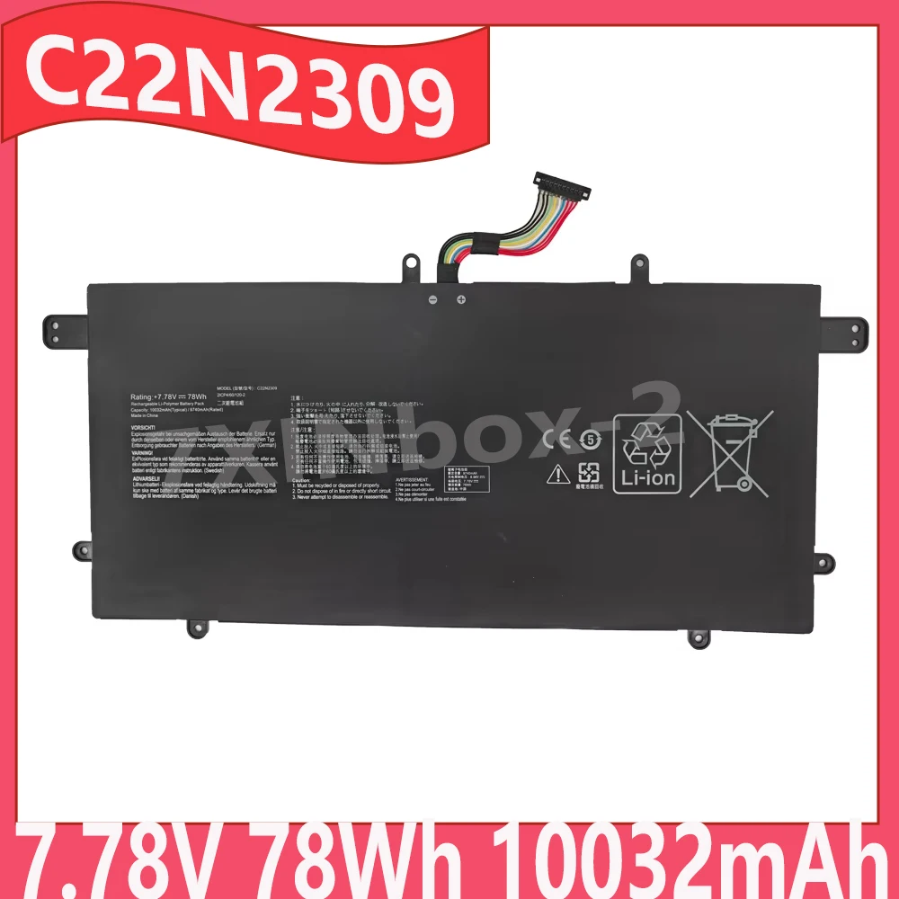 C22N2309 7.78V 78Wh 10032mAh Laptop Battery For Asus TUF GAMING A14 FA401U FA401WU FA401WV FA401WI FA401UU FA401UV