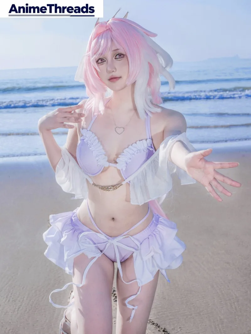 

Honkai: Star Rail 3 Elysia Swimsuit The Lawgiver Of Man Cosplay Costume Cos Game Anime Party Uniform Hallowen Play Role Clothes