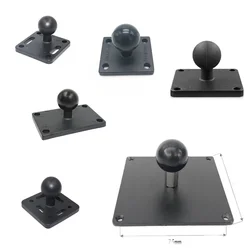 1 Inch Ball Mount Aluminum Square Mounting Base to Compatible for Double Socket Arm for Garmin Gopro Camera DSLR RAM MOUNT