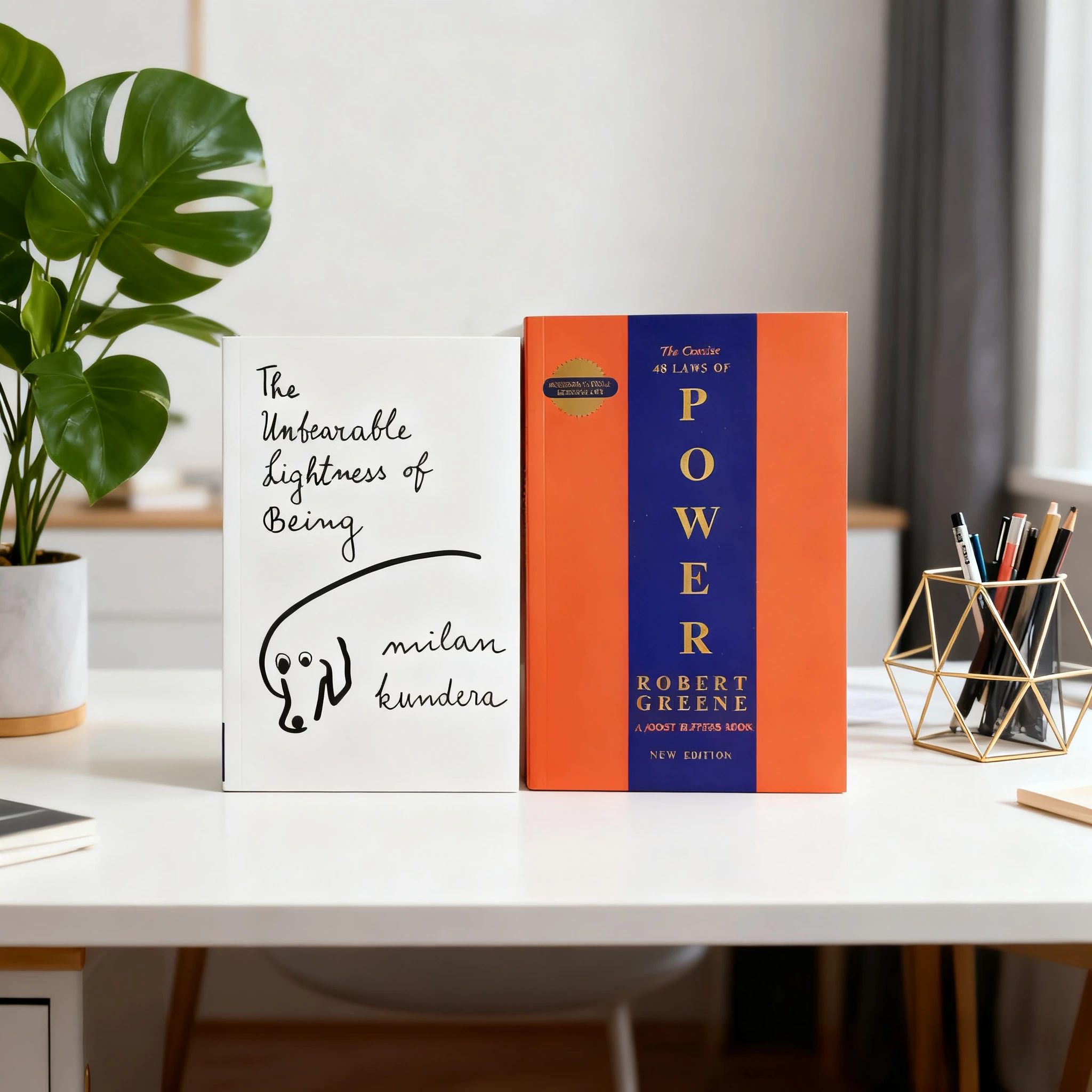 

《The Concise 48 Laws Of Power》+《The Unbearable Lightness of Being》The core law of power game Philosophical and love story