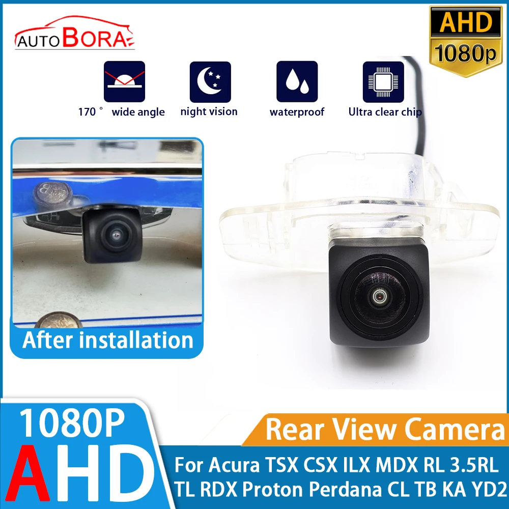 

Reverse Parking Car Rear View Camera 1080P Night Vision for Acura TSX CSX ILX MDX RL 3.5RL TL RDX Proton Perdana CL TB KA YD2