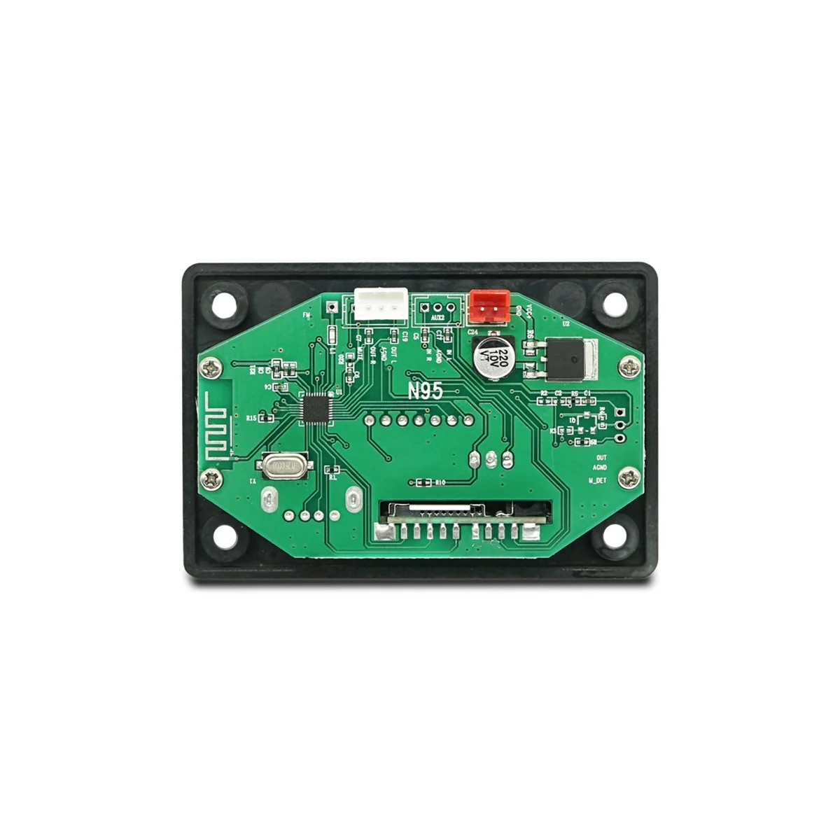 A57G-MP3 Player Module Bluetooth-Compatible JQ-N95 with Power Amplifier Decoder Board Amplifier Car FM Radio Module