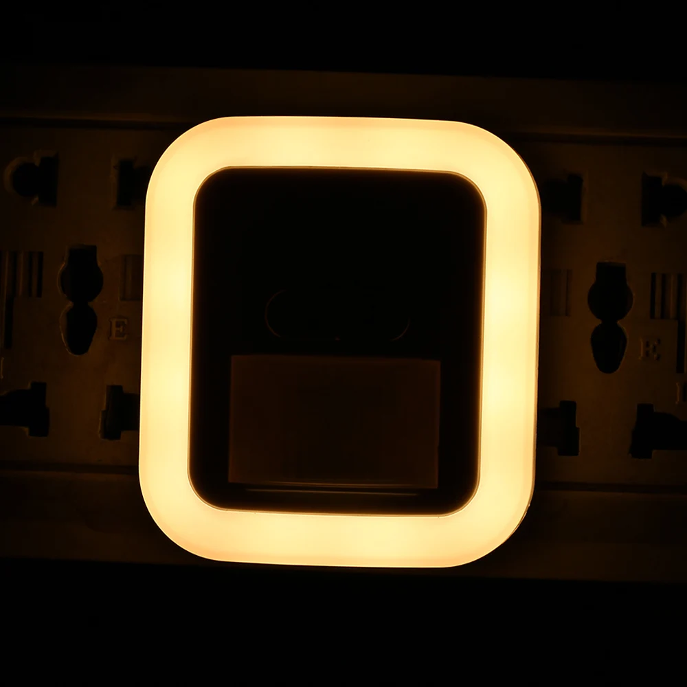 LED Lights Room LED Plug-in Motion Sensor Light Wall Night Lamp Lighting Time Adjustable for Living Room Bedroom Stairs