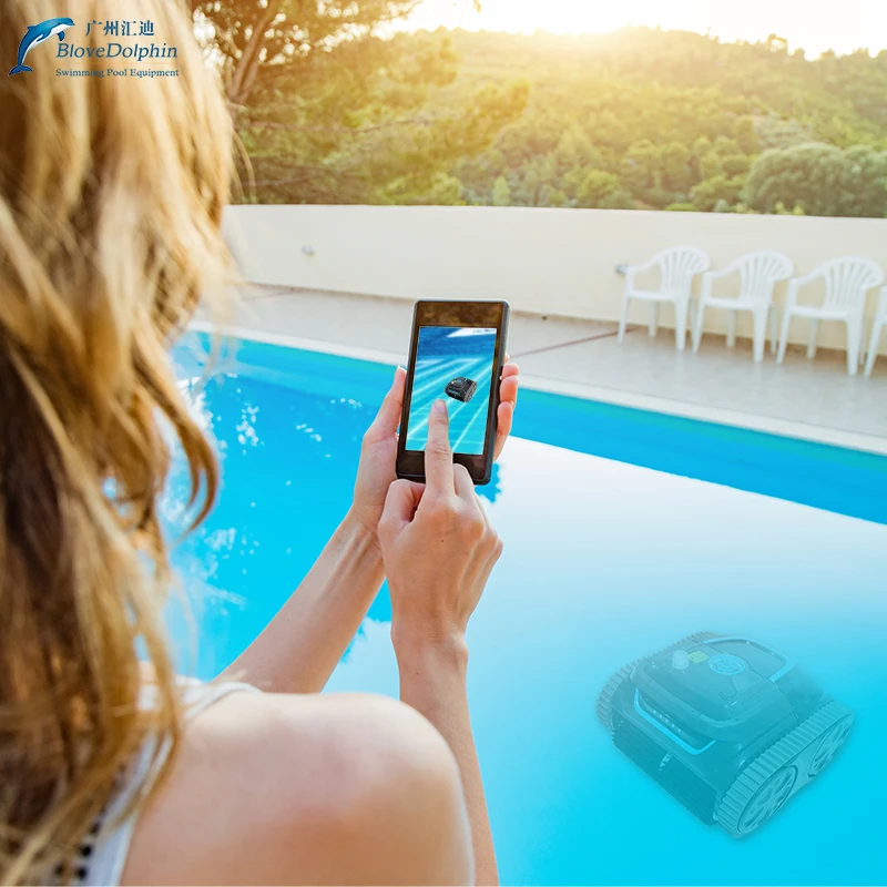 Wireless Swimming Pool Cleaning Robot Can Clean The Pool Wall Fully Automatic Cleaning