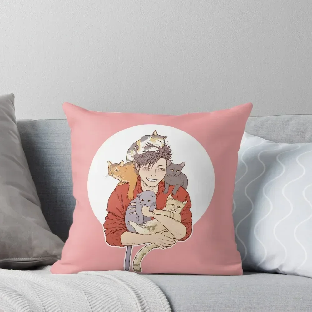 

HQ!! kuroo tetsurou Throw Pillow bed pillows Cushion Cover Room decorating items pillow