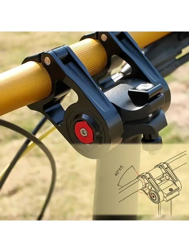 

Bicycles Double Stem 25.4mm Bike Handlebar Stem Risers Aluminum Alloys Hollow Modified Double Stem Adjustable Cycling Stem