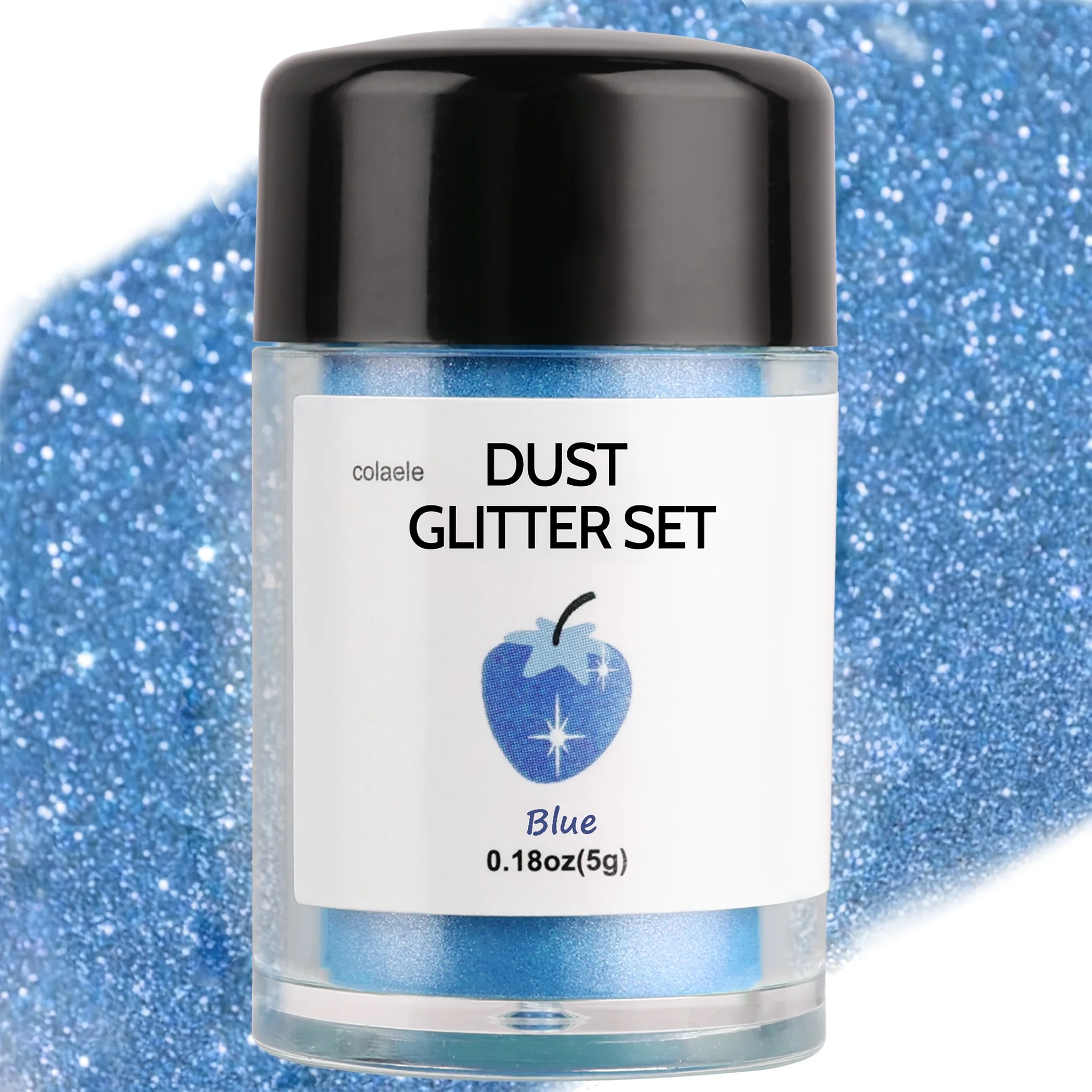 Mehrfarbiger Staubglitter, DIY-Bastelpailletten, Dekorativer Glitzerpuder für Backwaren, Geburtstagsgeschenk, Dekorativer Glitzer – Detail 11