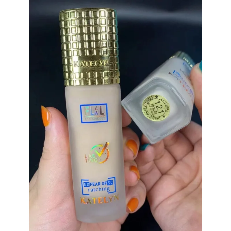 Transfer-Proof Foundation Liquid Longwear Matte Makeup with Buildable Coverage,Sweat & Humidity Resistant, Oil-Control Formula