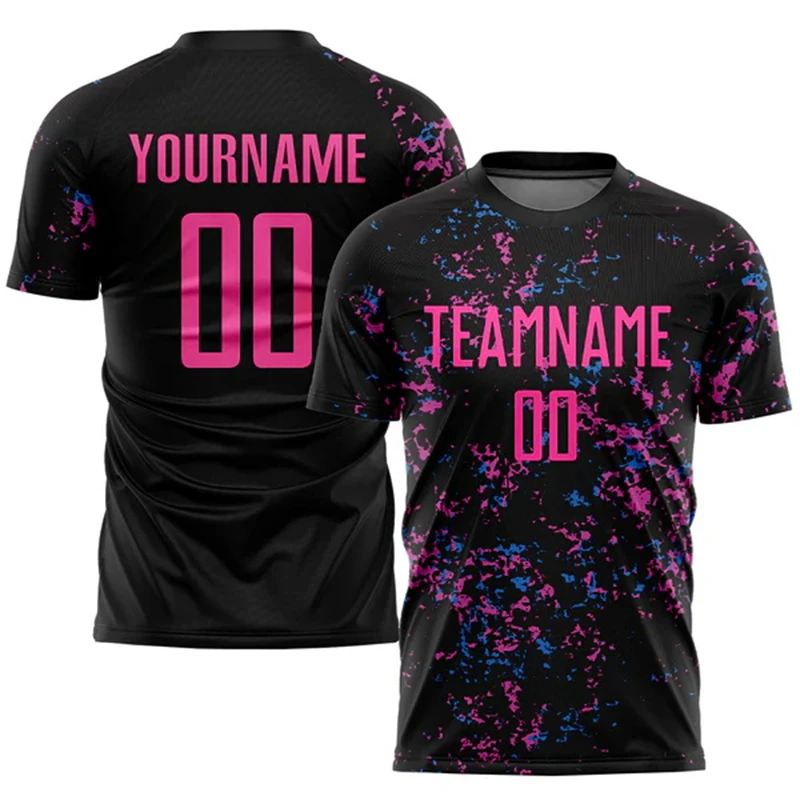 2026 New Fashion Football Suit Player Logo Street Assembly Comes with 3D Printed Polyester Summer Men's T-shirt Harajuku Top
