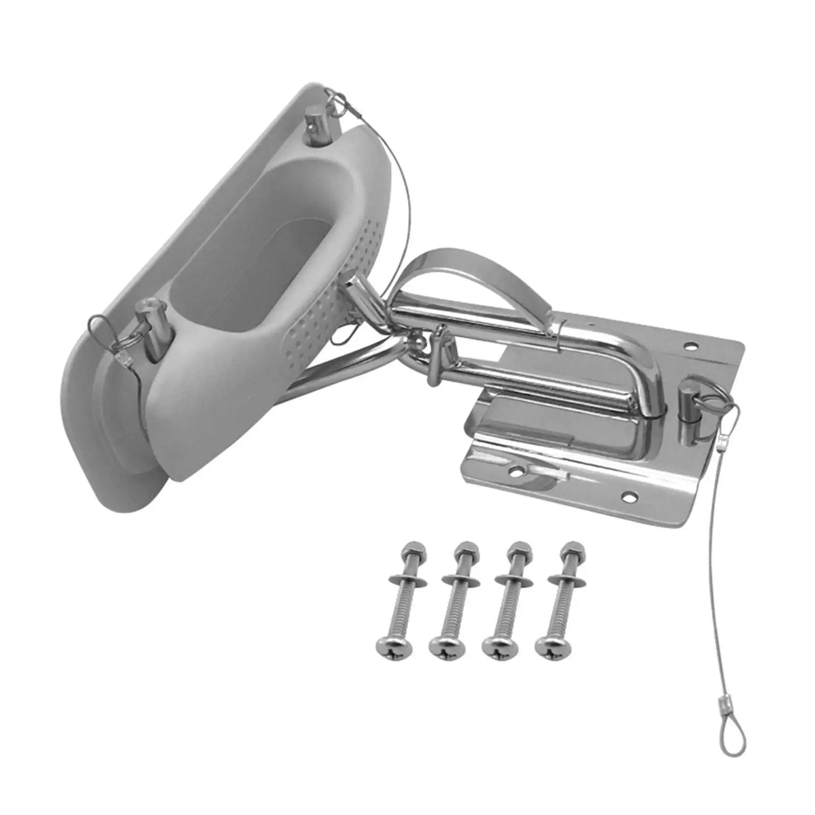 

Boat Snap Davits Set Boat Cleat Quick Davits System Strong Accessories Boat Grab Handle Durable Stainless Steel for Boat