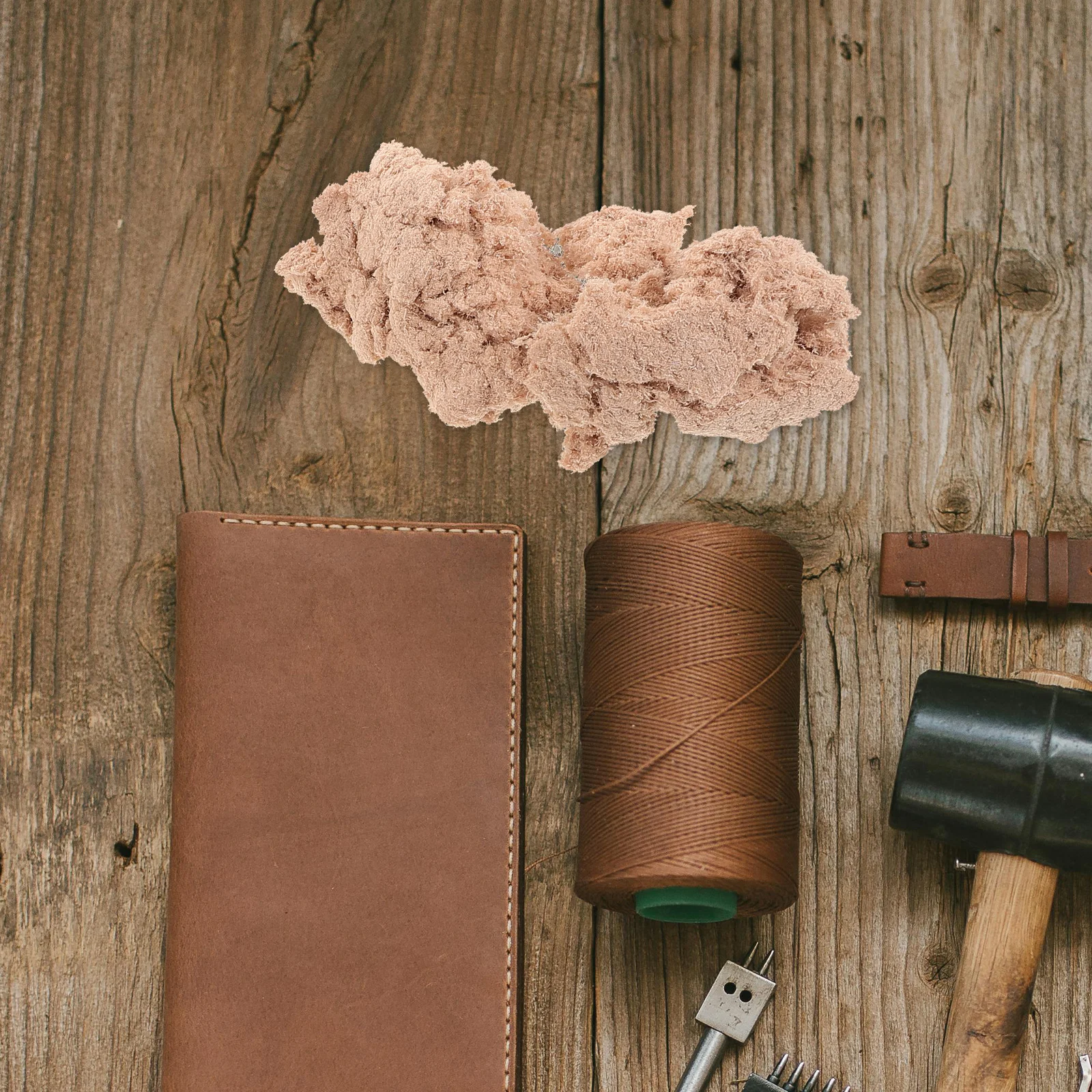 

Handmade Scraps Natural Vegetable Tanned Material Beige For Diy Leathercraft Projects Durable Soft Cowhide Pieces