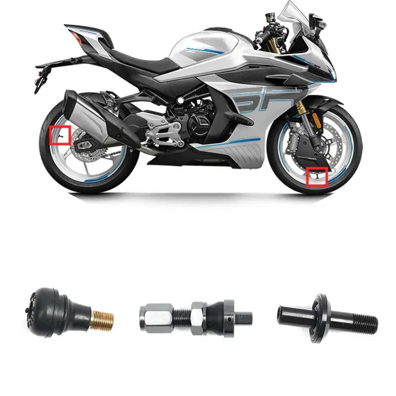 For CFMOTO 450SR Inflation Valve Moto Parts CF400-6 SR450 CF Moto 450 SR Valve Stem Motorcycle Accessories