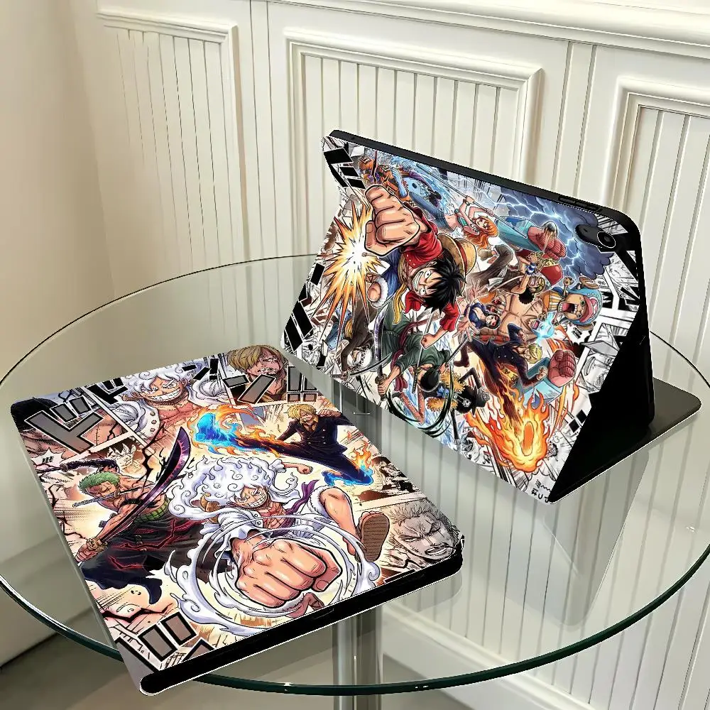 Case for Apple iPad Pro11 13 Air 11 13 M4 M3 M2 A16 2026 10th 7/8/9th with Pencil Slot Air 4/5/6th Anime Cool L-Luffys Sanji