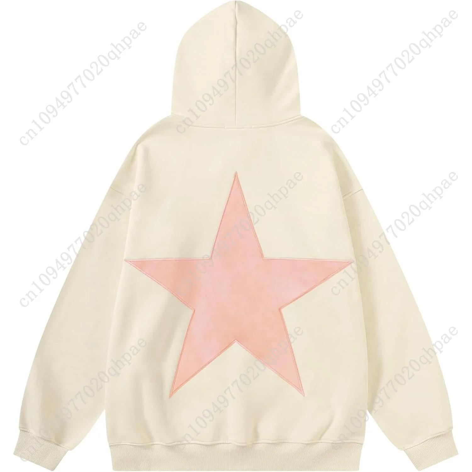 Aelfric Eden Star Hoodies Y2k Oversized Grafische Hoodies Esthetische jaren 90 Crewneck Sweatshirt Lange Mouw Pullover Tops