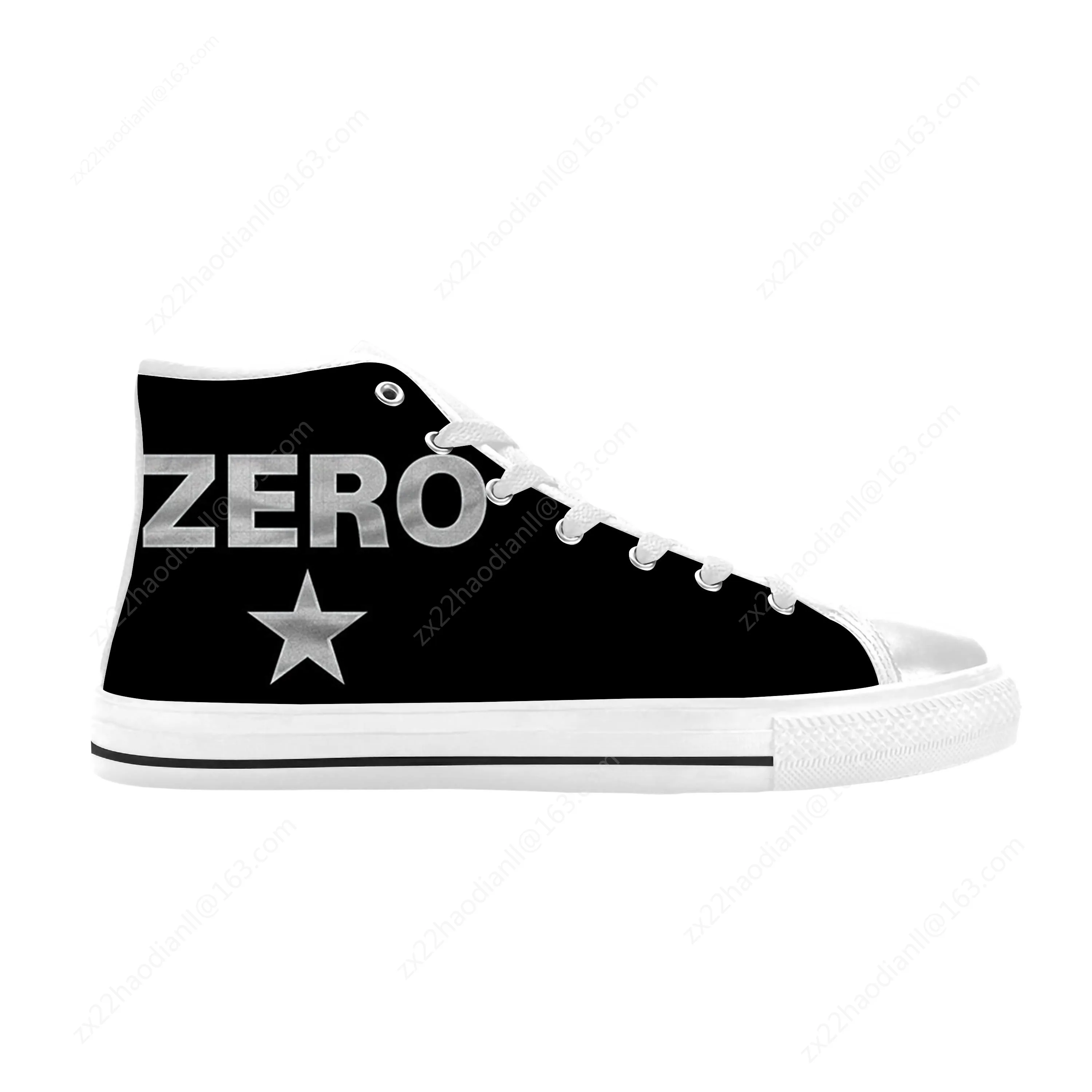 Hot Smashing Pumpkins Zero Rock Band Singer Music Casual Cloth Shoes High Top Comfortable Breathable 3D Print Men Women Sneakers