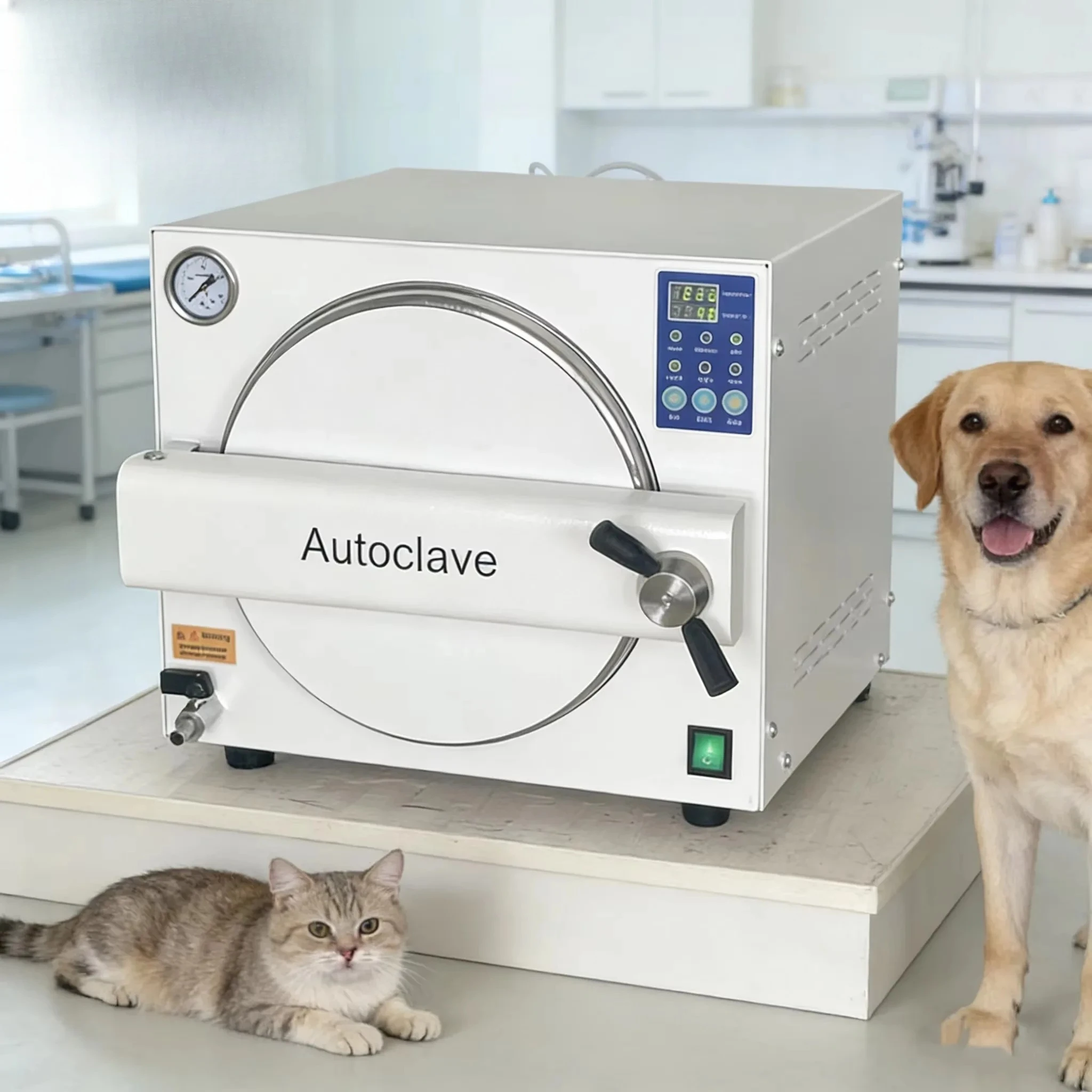 Vet Equipment Approved Pulse Vacuum Table Top Steam Sterilizer Veterinary Equipment Portable Sterilizer Autoclave