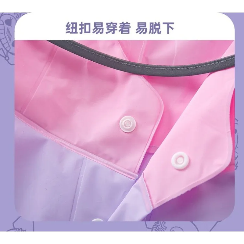 معطف واق من المطر مخصص لفيلم هالو كيتي سينامورول للفتيات عالي الجودة طويل بغطاء للرأس ومقاوم للماء