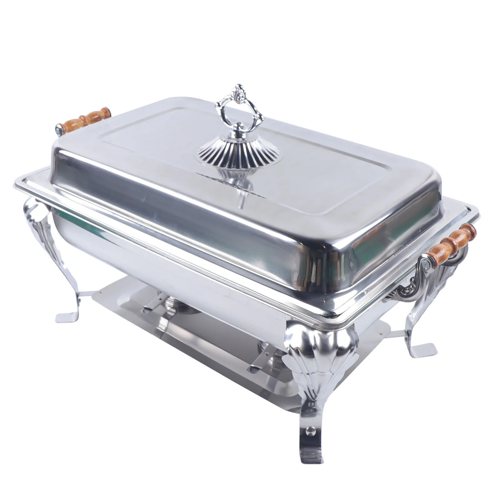

8 QT Full Size Catering Stainless Steel Chafer Dish Chafing Sets for Buffet