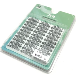 Natural Soft Double Sun Flower Double Tips False Eyelash Extension Cluster Lashes Natural Eyelash DIY Eyelashes