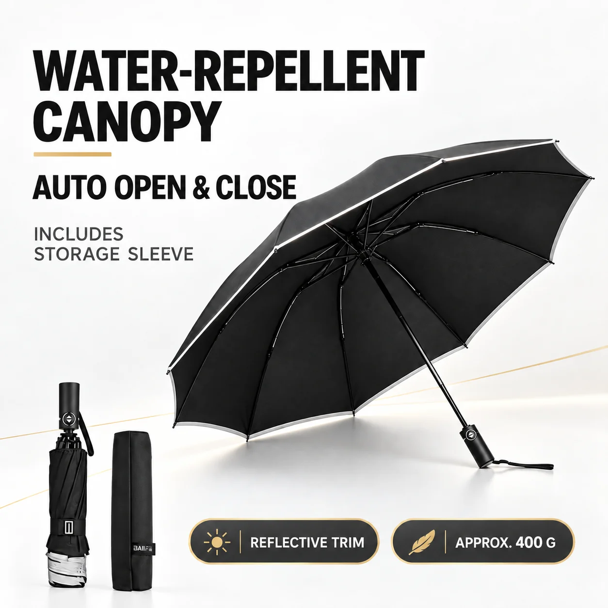 8-Bone Automatic Folding Umbrella, Reverse Umbrella, Lightweight, Suitable for Commuting, Universal for Men and Women, Multi-Color Gift
