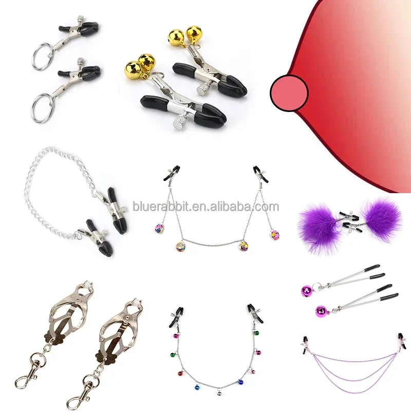 

Nipple Clamps Wholesale BDSM Accessories Breast Masturbators Adult Game Bondage Fetish Exotic Nipple Clips Sex Toys