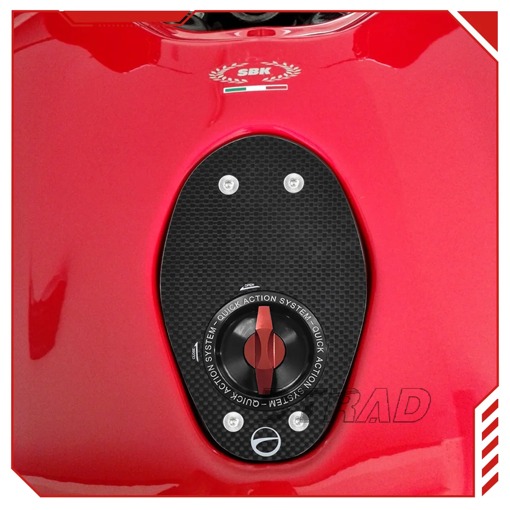 ألياف الكربون عمل سريع غطاء حشو الوقود ل DUCATI MULTISTRADA SPORT 1000/S 620 GT1000 دراجة نارية بدون مفتاح غطاء خزان البنزين