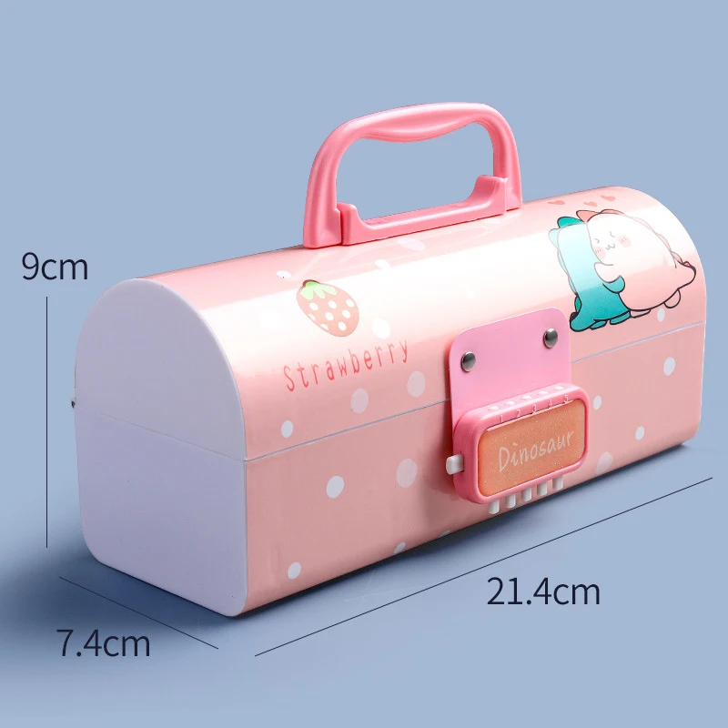 Pencil Case Password Multifunctional Waterproof and Stain Resistant for Kindergarten Pupils EM88