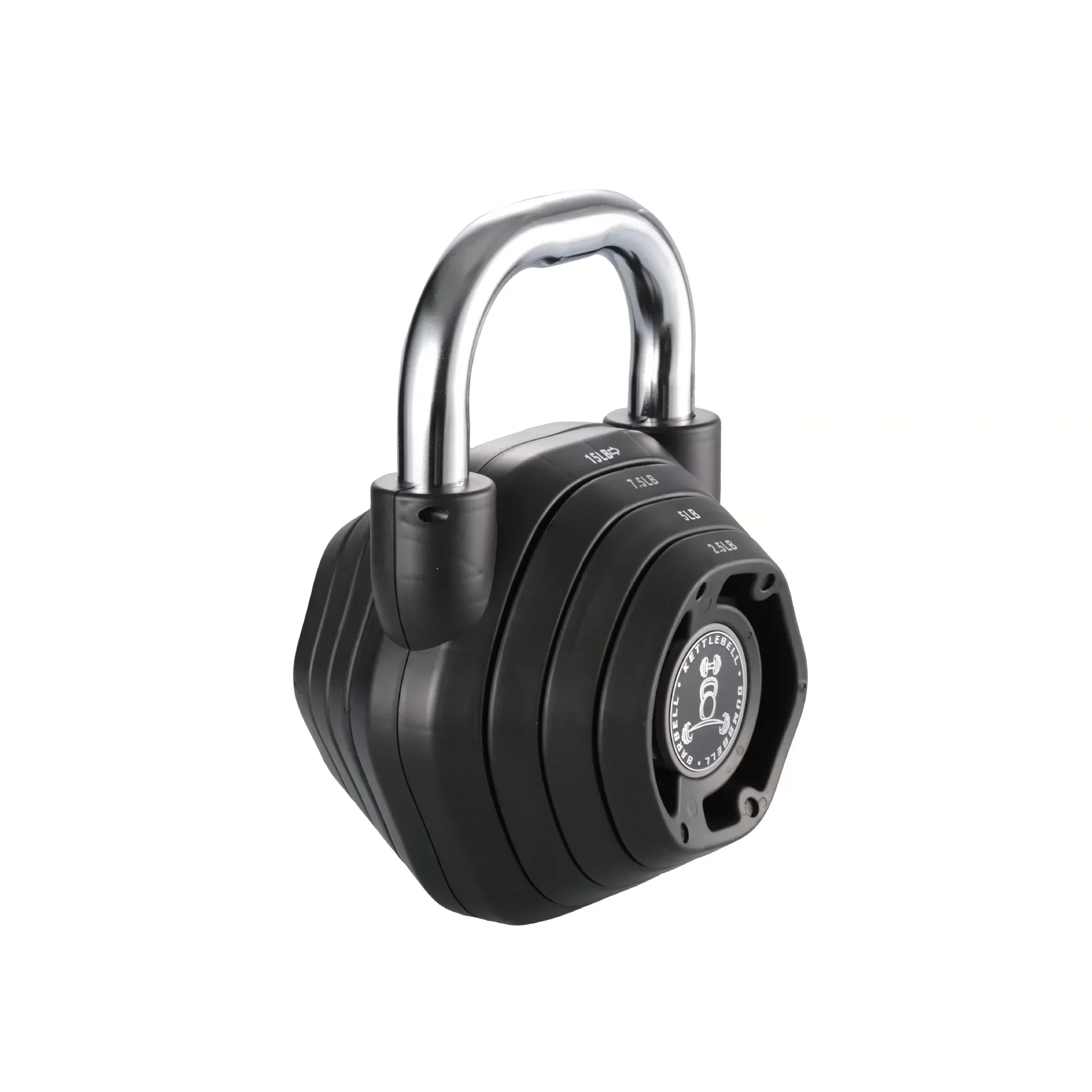 Custom 3-in-1 Adjustable Dumbbell Barbell Kettlebell Combo Household Gym Weight Set