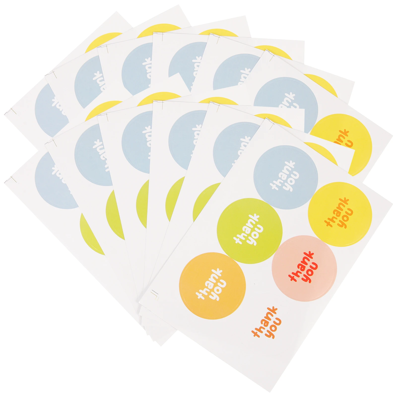 

20 Pcs Thank You Stickers Adhesive Labels for Gift Wrapping Sealing Baking Packing Envelope Decorative Stickers Stationery Kids