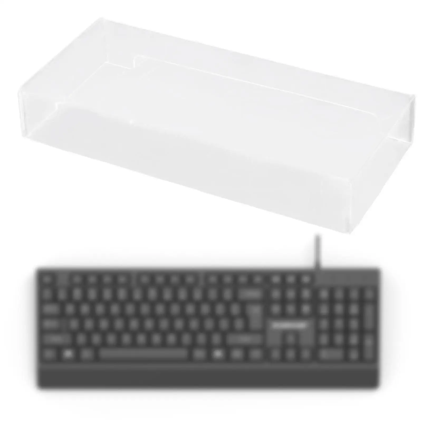 Keyboard Dust Cover Practical Convenient Clear Elegance Craftsmanship Simple Easy to Use Acrylic for Desktop Office Table Home