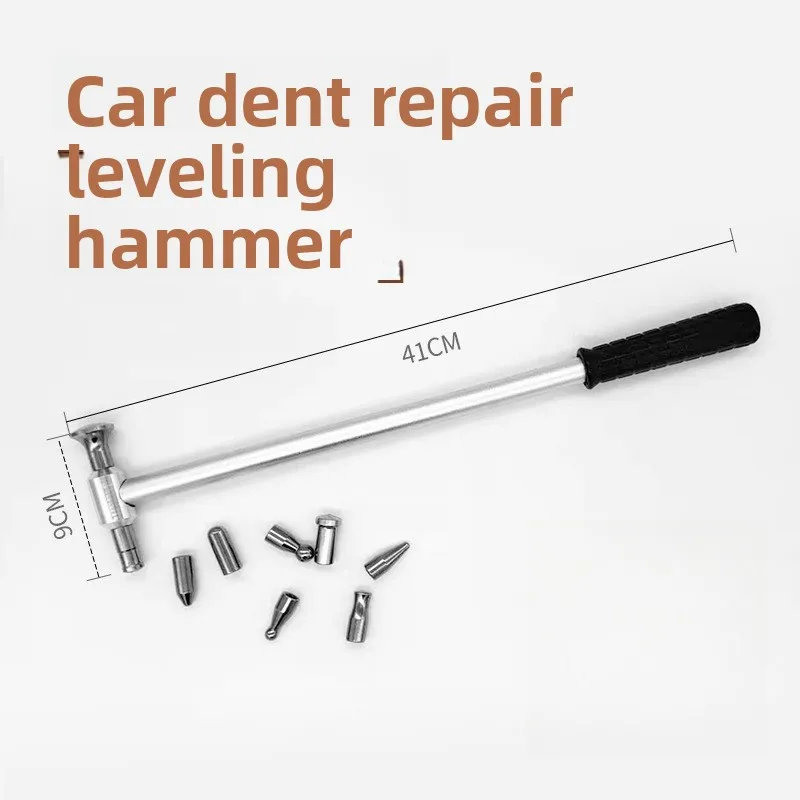 Pdr Tap Down 9 Heads Metal Hammer Car Paint-less Dent Repair Tools