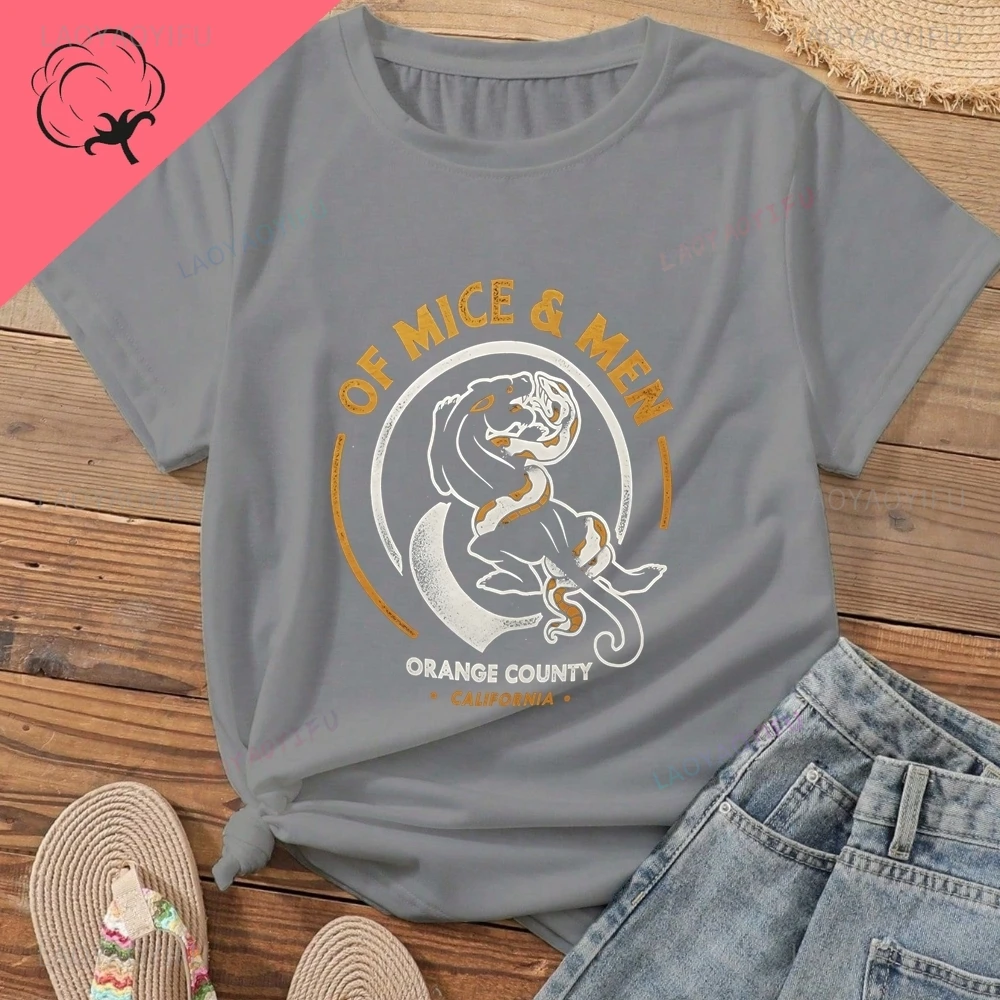 نسخة جديدة من الفئران والرجال - (تي شيرت طبق الأصل على الطراز القديم لكل من الرجال والنساء، مصنوع من القطن الخالص)