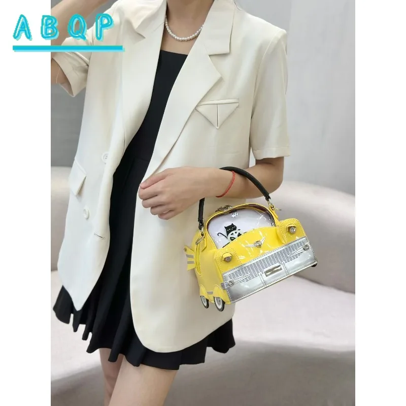 Women's Handbag Mini Car Shape Special Shoulder Messenger Bag Personalized Creative Cartoon Design Multi Colors
