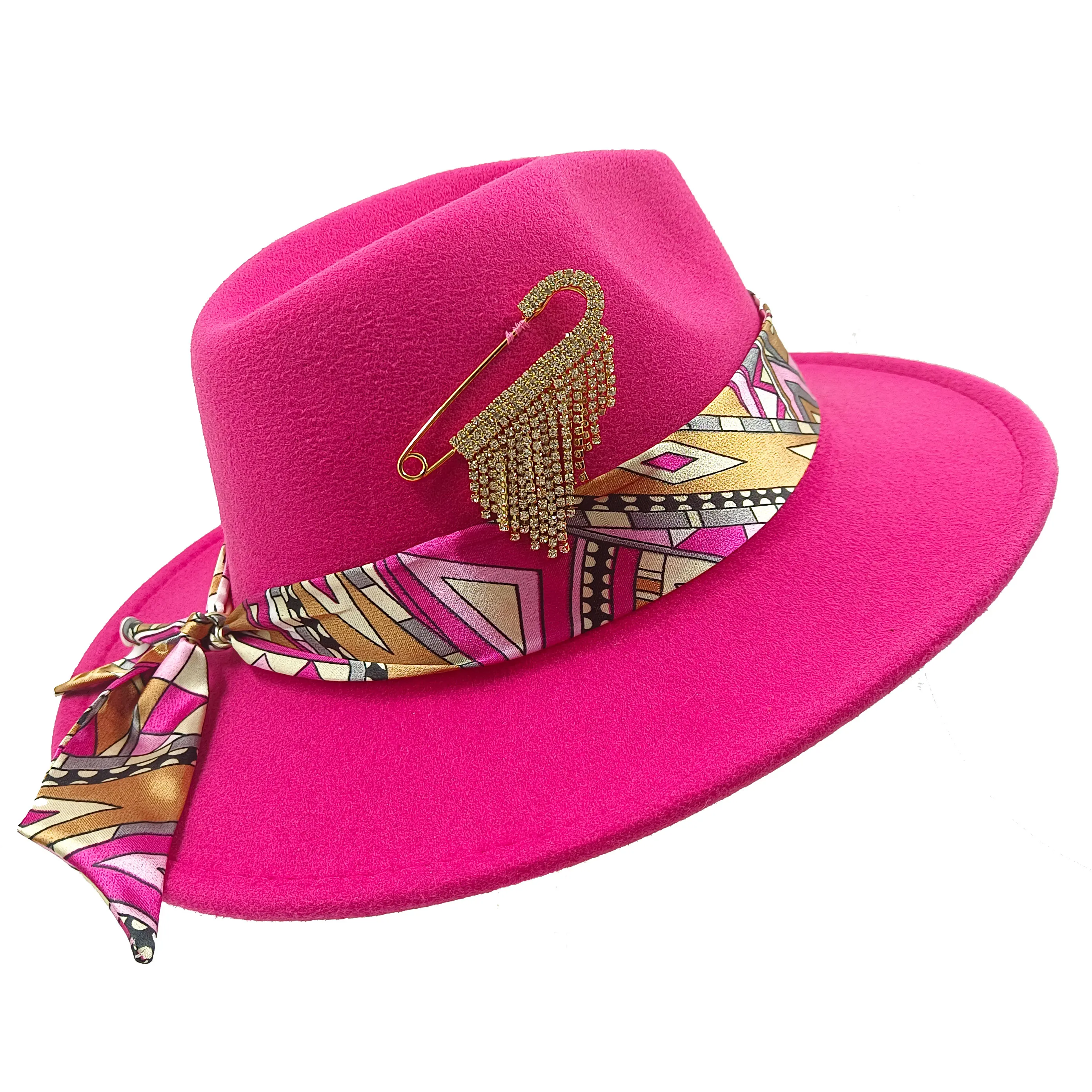 Handgenähte Fedoras-Mütze, unregelmäßige einfarbige Mütze, verstellbare Unisex-Mütze, Fedora-Filzhut, Jazz-Herbst-Winter-Mütze, Serpla Forecro – Detail 16