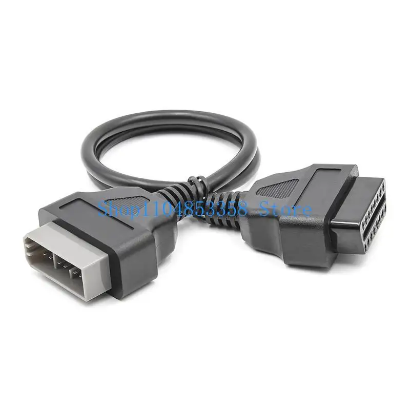 652F Obd1 to Obd2 Car ScannerAdapters Wire 14 Pin to 16Pin Convert Cable