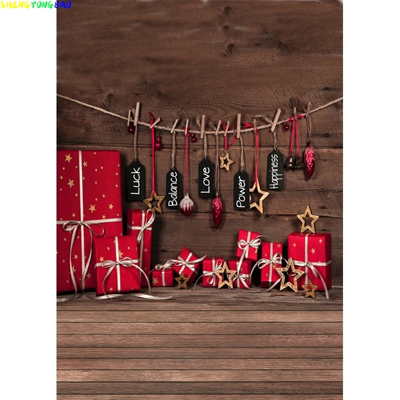 Vinyl Custom Christmas Theme Photography Background Children Portrait Backdrops For Photo Studio Props  CXZM-40