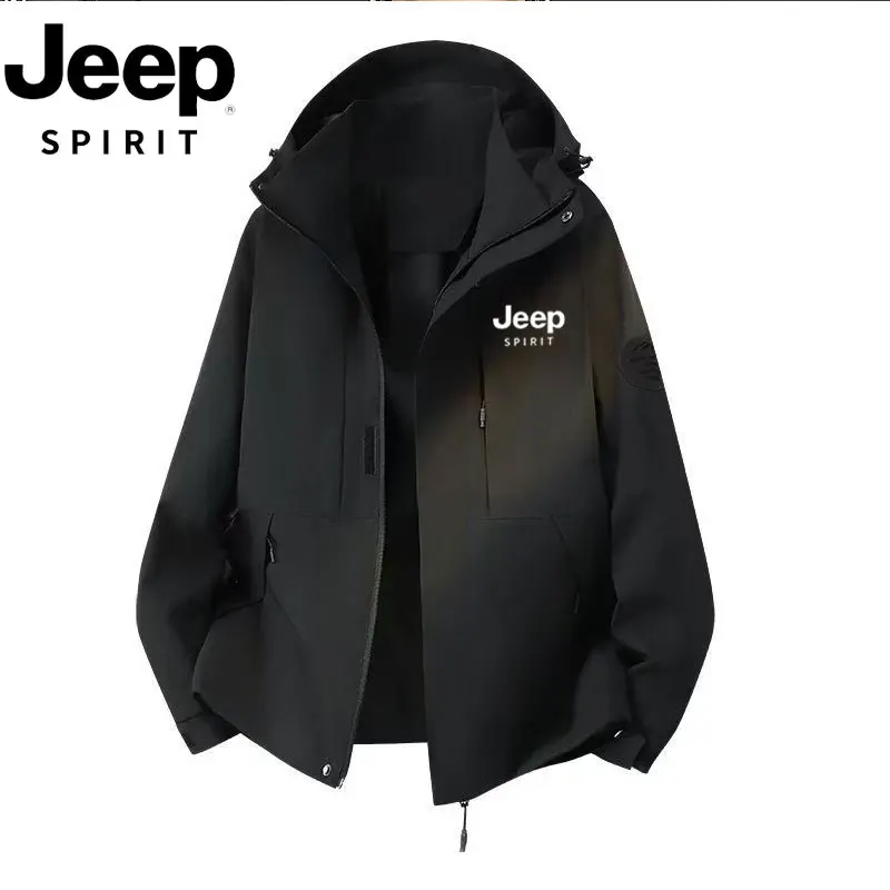 

The new Jeep2026 collection is now available. [Dopamine Color Series] Spring and Autumn couple's style American loose windbreake