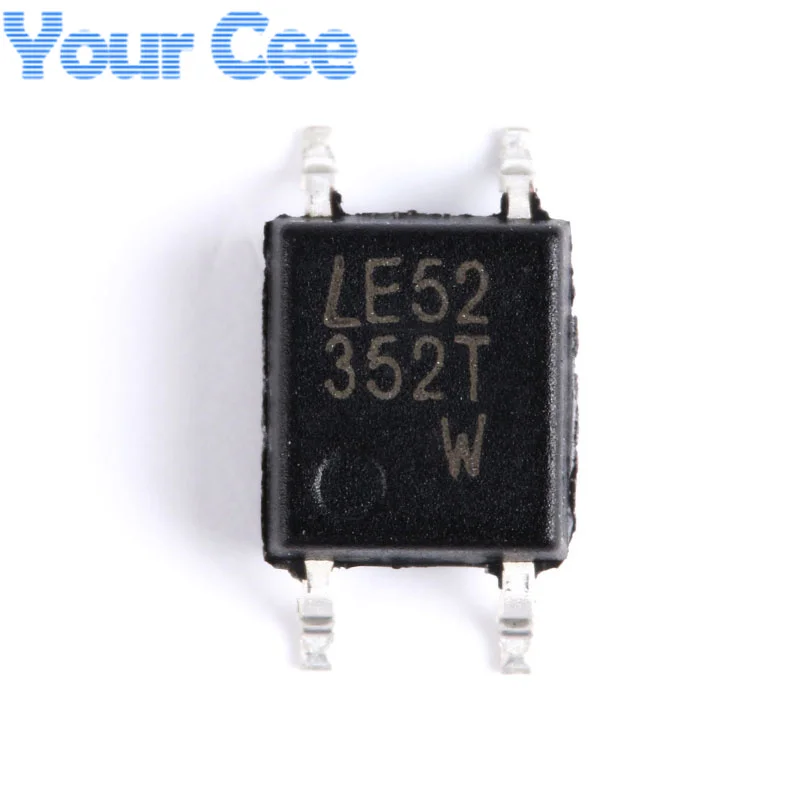 10pcs LTV-352T SOP-4 352T LE52 LTV352 LTV352T Optocoupler Chip SMD IC Integrated Circuit