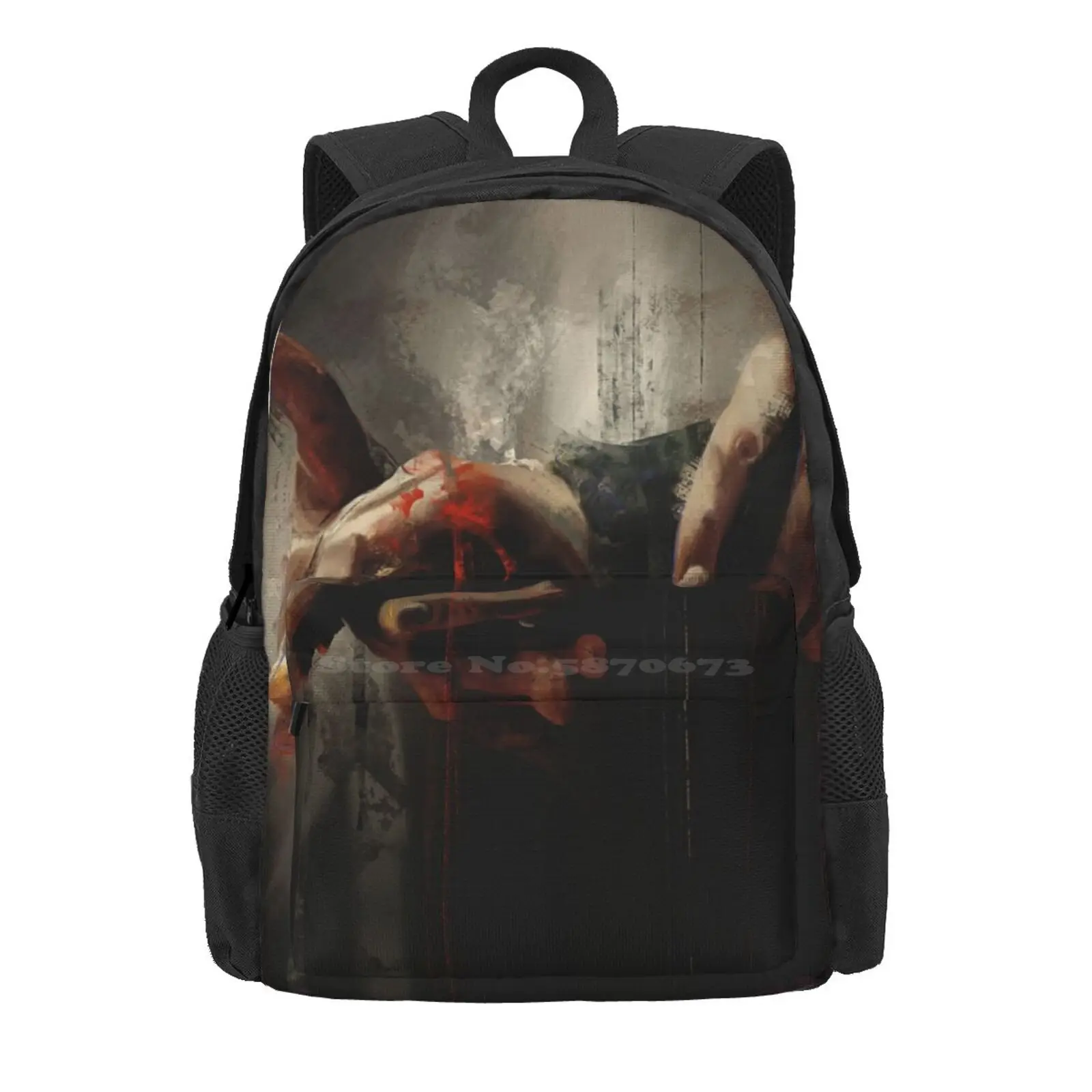 Hands Hot Sale Schoolbag Backpack Fashion Bags Hands Hannibal Lecter Will Mads Mikkelsen Hugh Dancy Hannigram Wisesnail