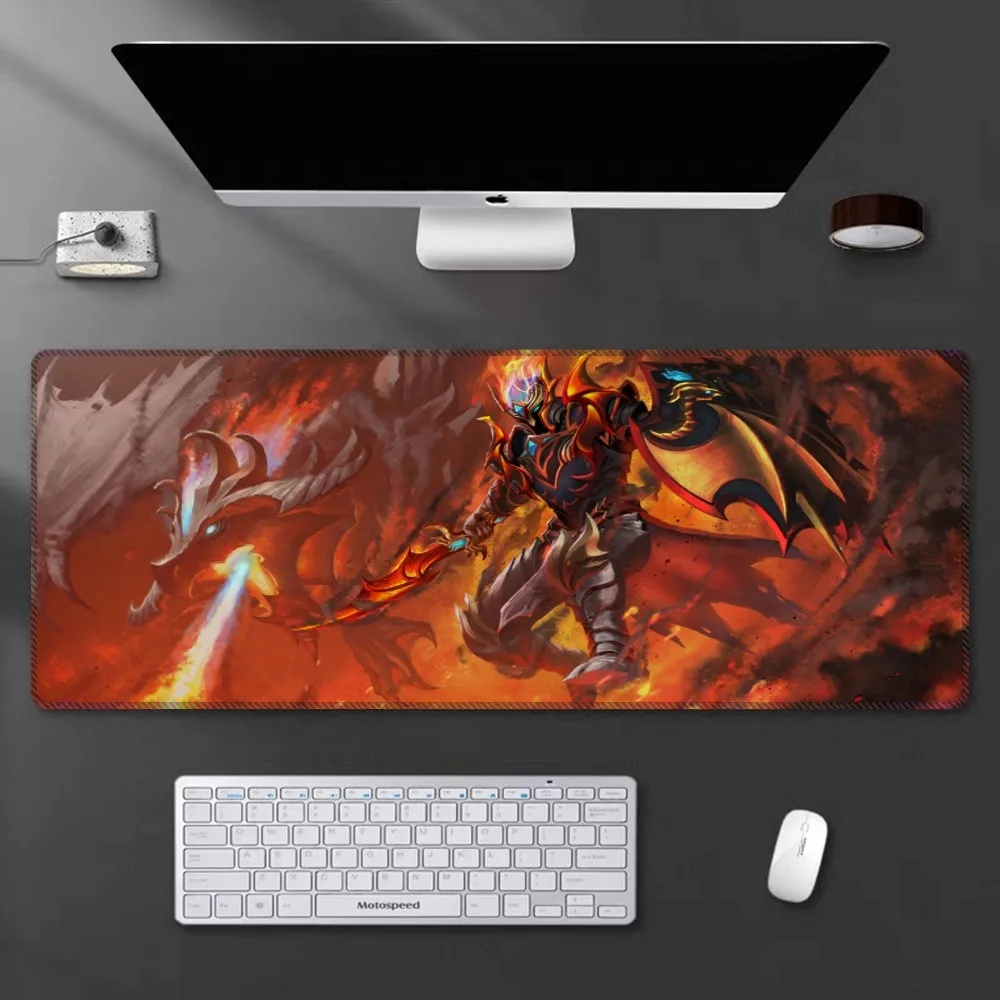 Dragon Knight Drow Ranger Earth Spirit Mouse Pad Cartoon Lockedge Large Gaming Pad Computer Gamer Keyboard Mouse Mat Desk Mousep