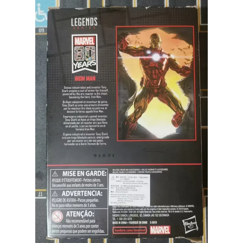 

Original Marvel Legends Series 80th Anniversary Iron Man Action Figure Model Toys Gift