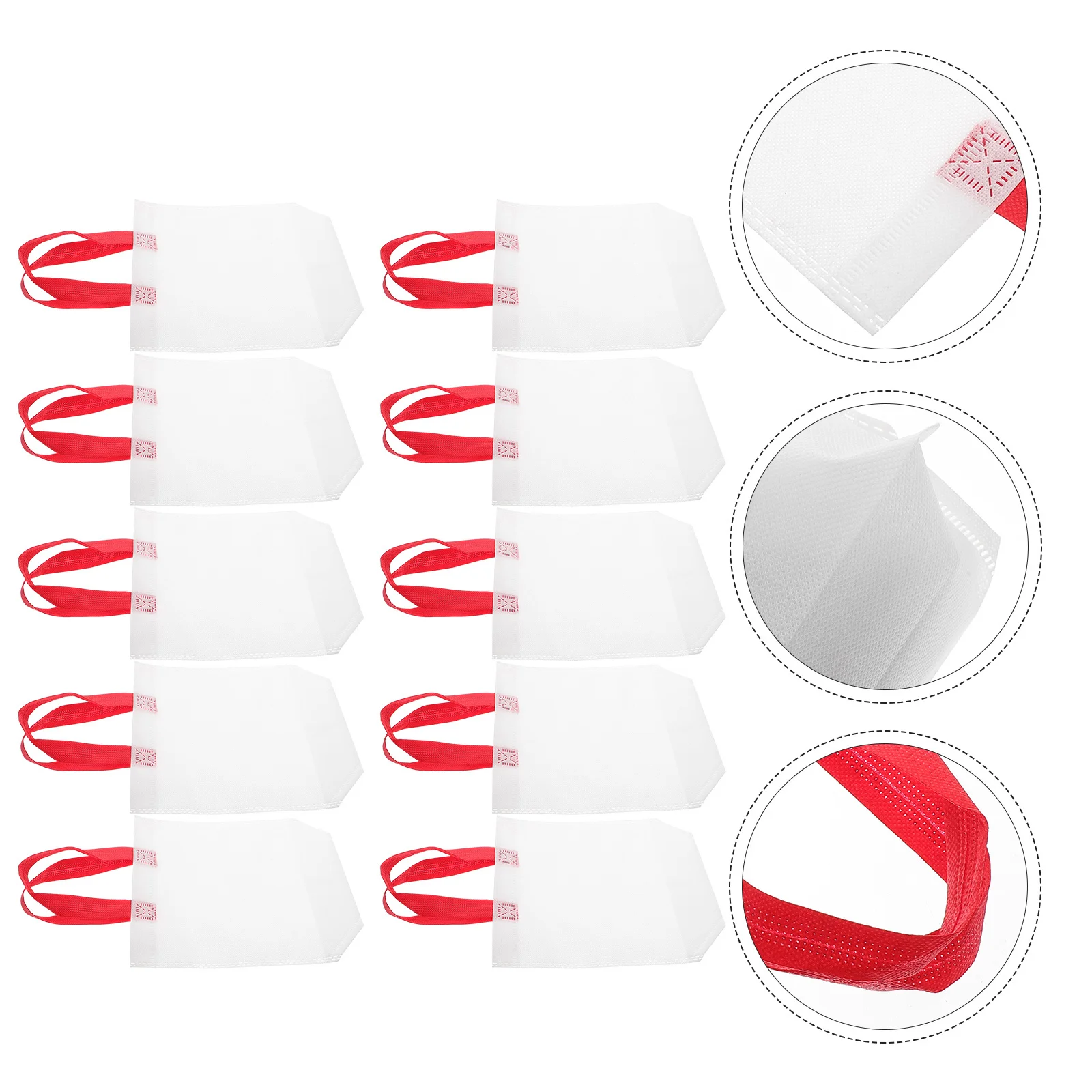 10 pezzi da colorare graffiti borse tote tessuto non tessuto addensare fai da te dipinto a mano bomboniere caramelle per bambini arte artigianale