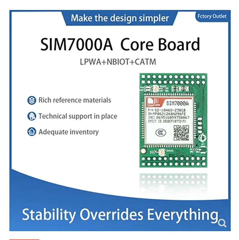 

SIMCOM LTE CAT M1 NBIoT module SIM7000A breakout, LTE kit